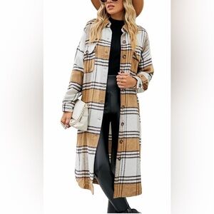 🆕Plaid Long Coat